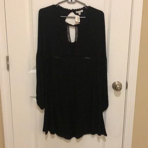 Black long sleeve dress
